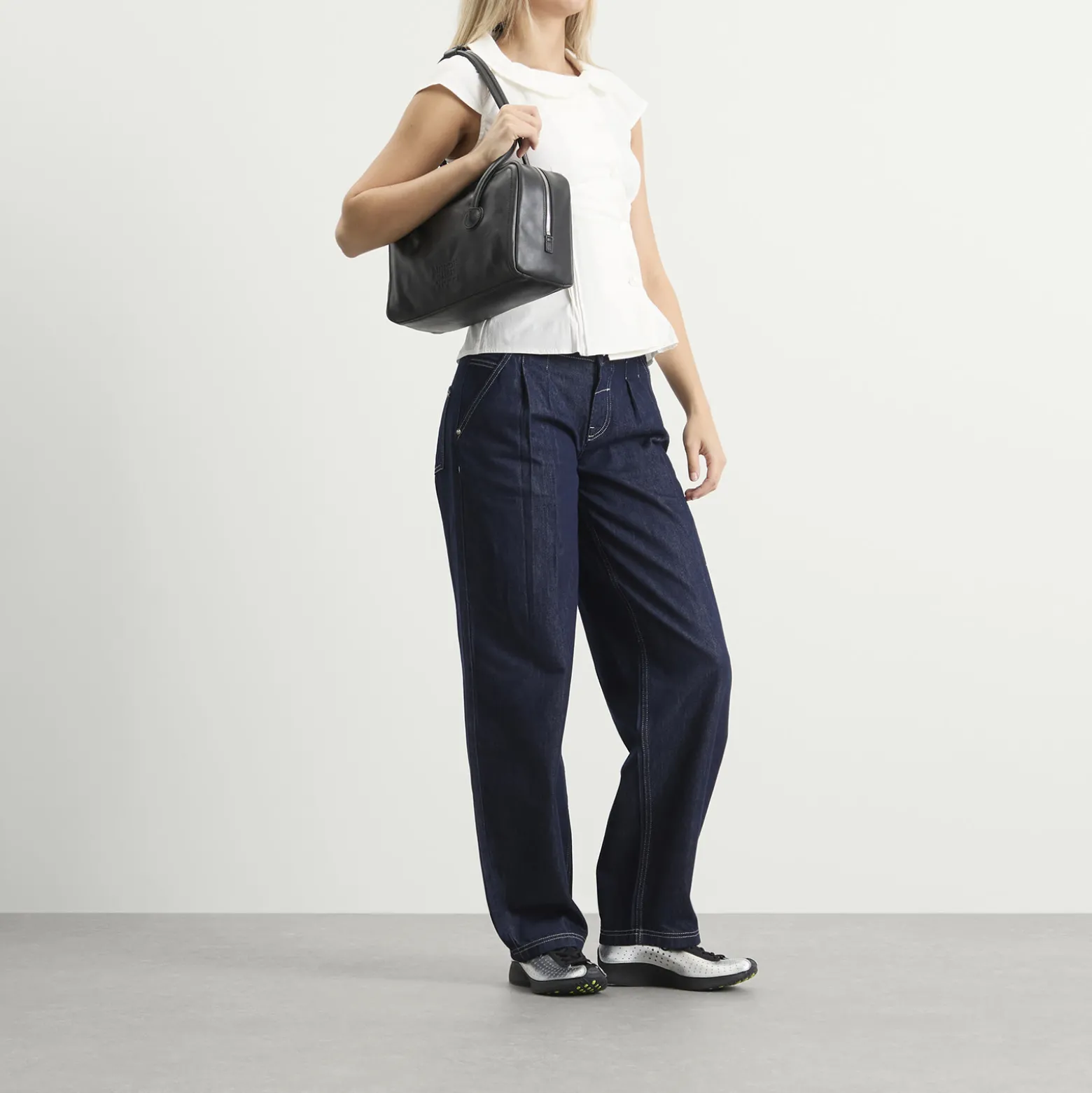 Peachy Den Missy Asymmetric Blouse