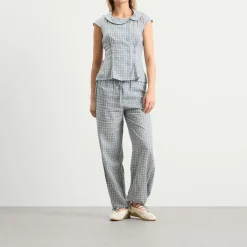Peachy Den Missy Asymmetric Stretch Blouse Presented by END.