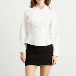 Peachy Den Missy Long Sleeve Blouse