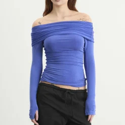 Peachy Den The Kylie Cold Shoulder Top