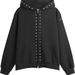 Pleasures x Zero Dane Studded Hoodie