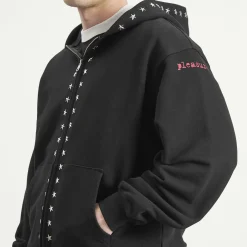 Pleasures x Zero Dane Studded Hoodie