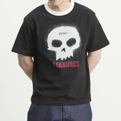 Pleasures x Zero Single Skull Heavyweight T-Shirt