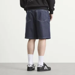 Pleasures x Zero Skull Denim Shorts