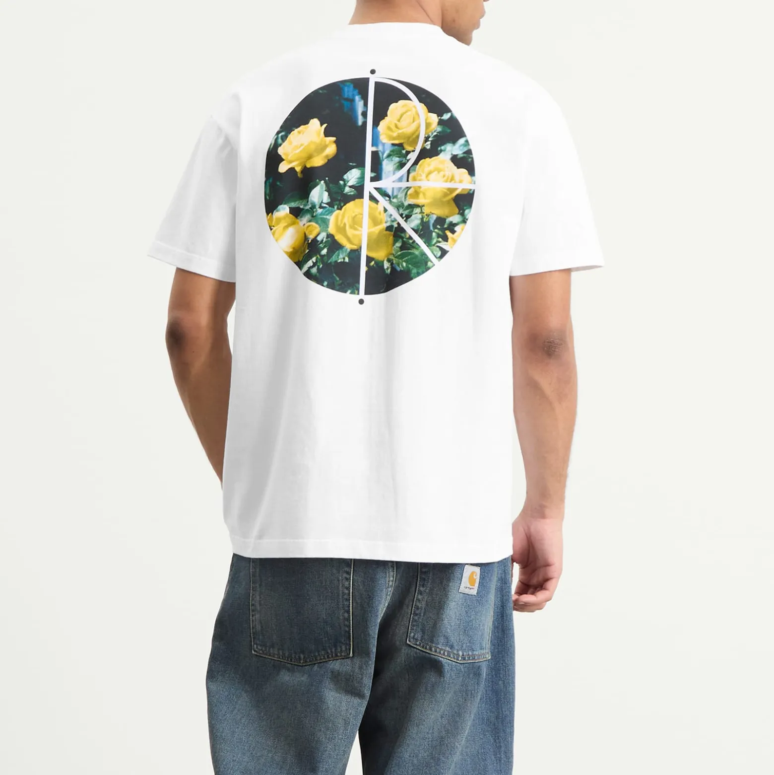 Polar Skate Co. Martas Roses Fill Logo T-Shirt