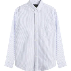 Portuguese Flannel Belavista Stripe Button Down Oxford Shirt