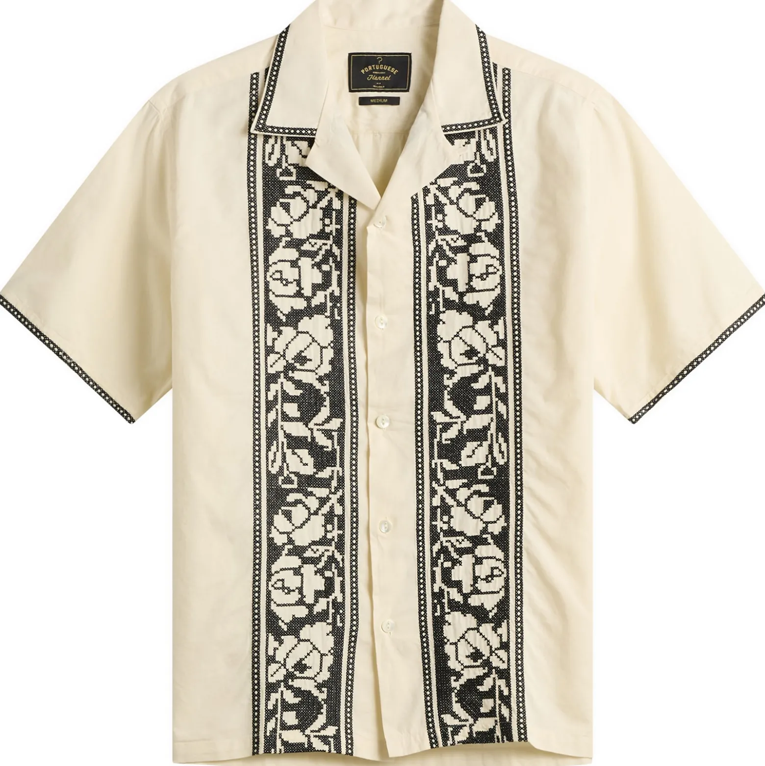 Portuguese Flannel Cross Stitch Vacation Shirt