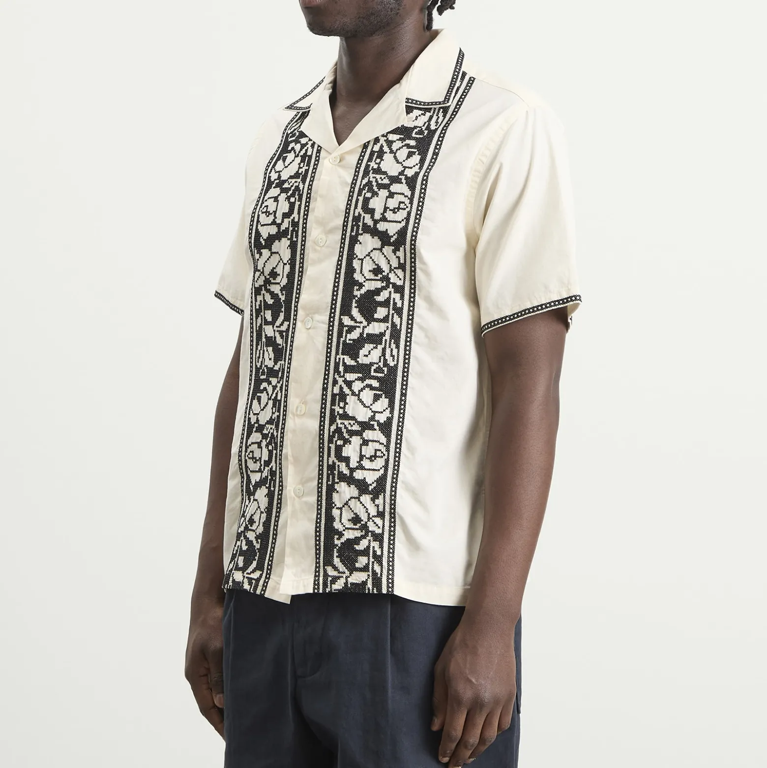 Portuguese Flannel Cross Stitch Vacation Shirt