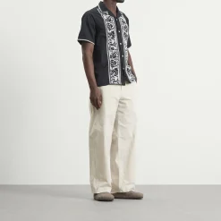 Portuguese Flannel Cross Stitch Vacation Shirt