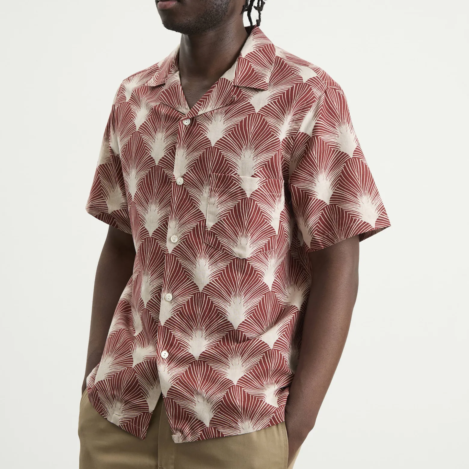 Portuguese Flannel Feathers Vacation Shirt