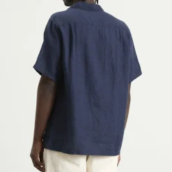 Portuguese Flannel Linen Camp Collar Vacation Shirt