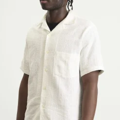 Portuguese Flannel Reeve Jacquard vacation Shirt
