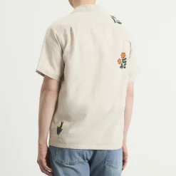 Portuguese Flannel Spring Embroidery Vacation Shirt