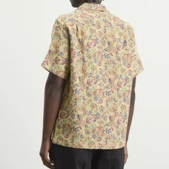 Portuguese Flannel Tapestry Flowers Vacation Shirt