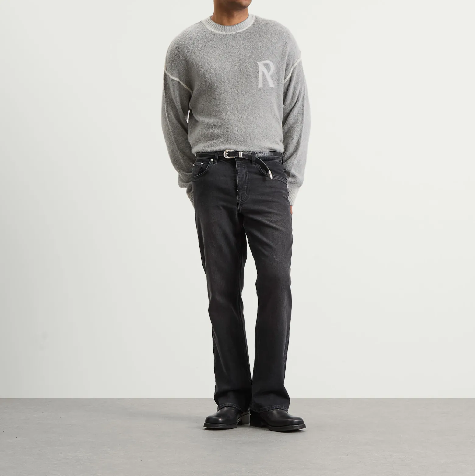 Represent Lightweight Alpaca Knit Jumper