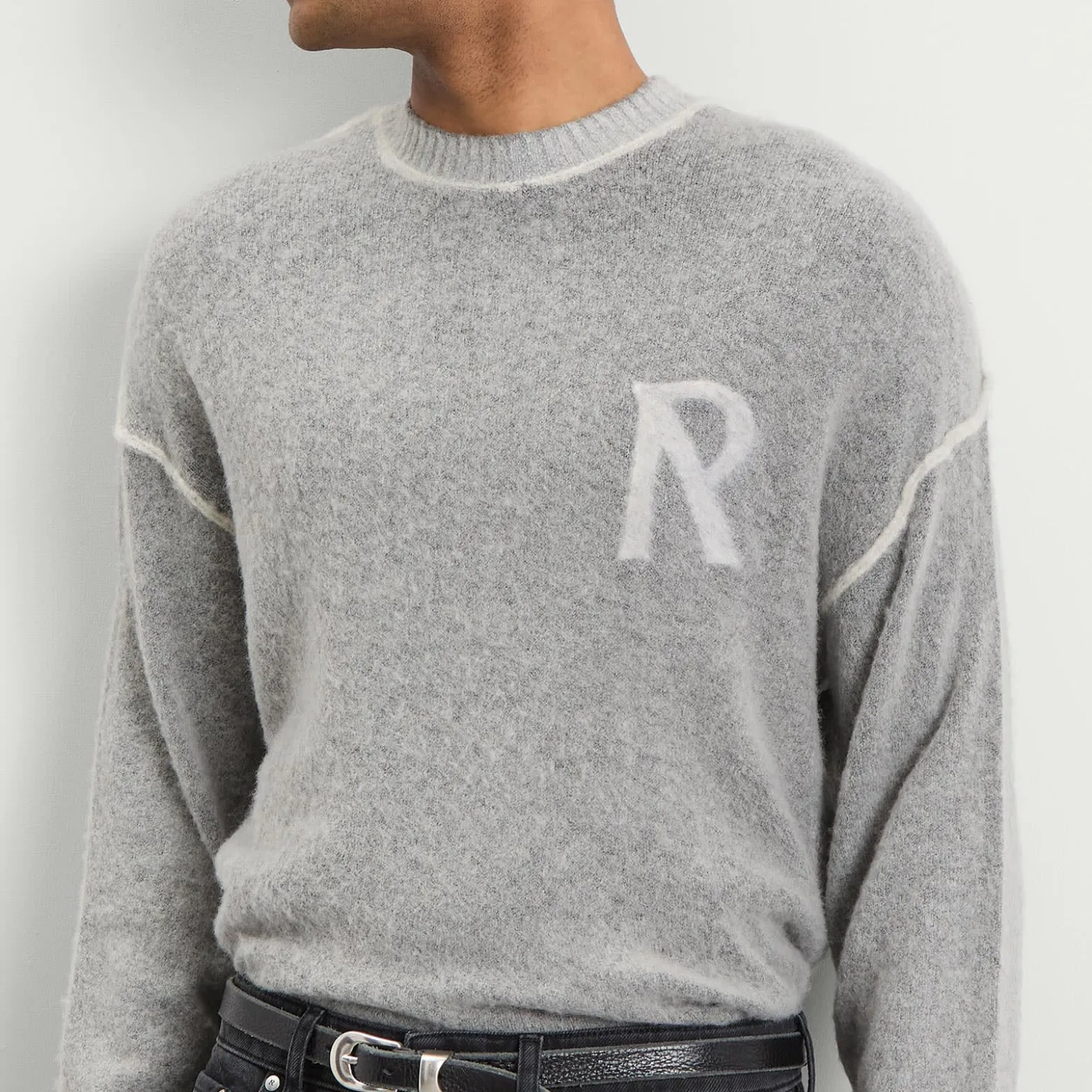 Represent Lightweight Alpaca Knit Jumper