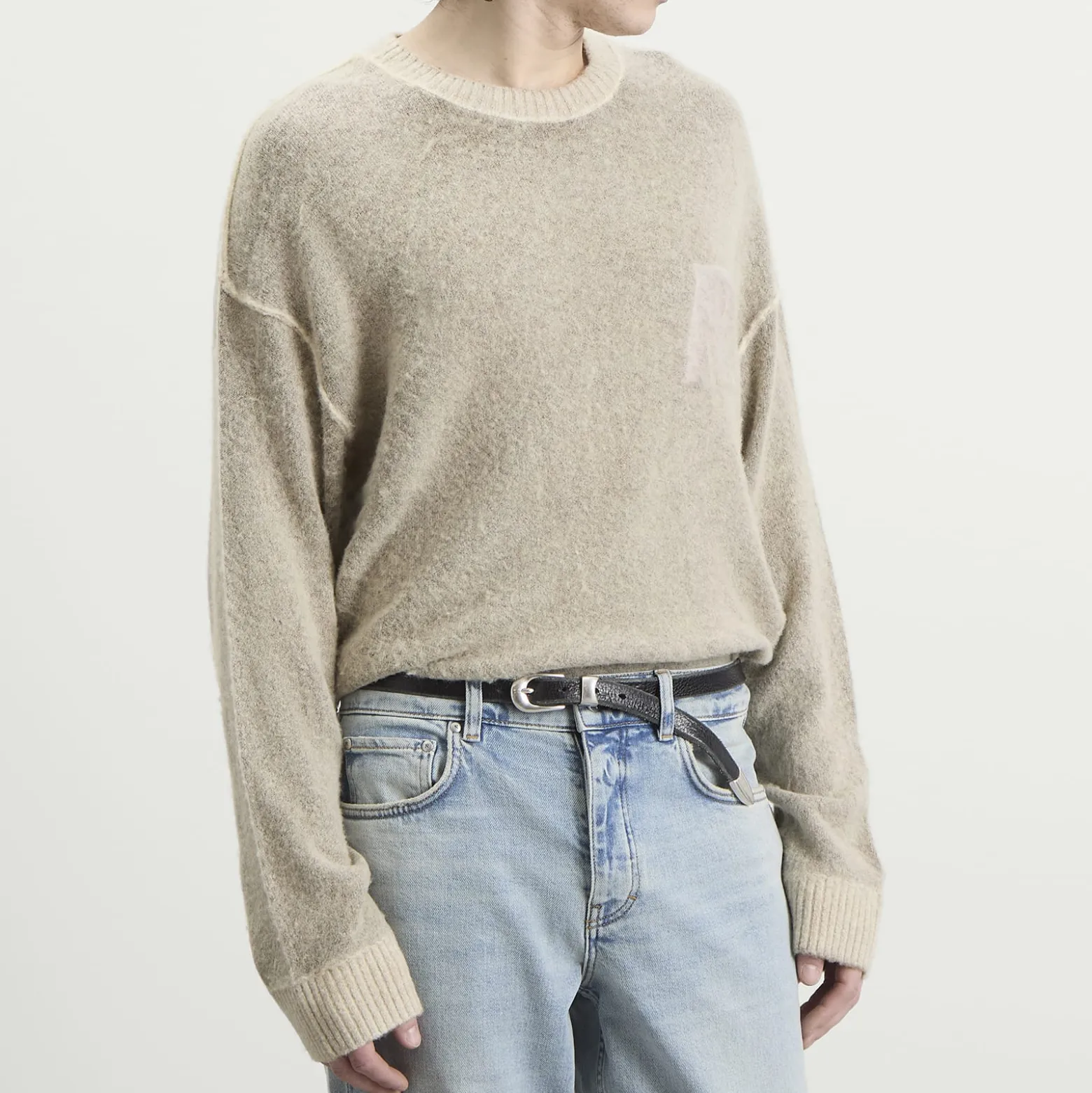 Represent Lightweight Alpaca Knit Jumper