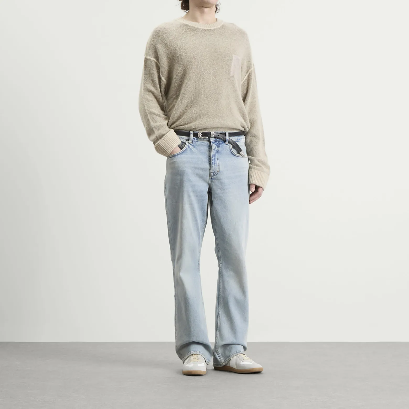 Represent Lightweight Alpaca Knit Jumper