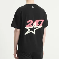 Represent Team 247 Star Print Oversized T-Shirt