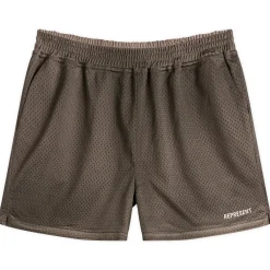 Represent Washed Mesh Shorts