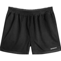 Represent Washed Mesh Shorts