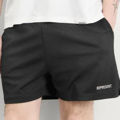 Represent Washed Mesh Shorts