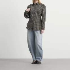 Róhe High-Waist Sculptural Denim Jeans