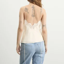 Róhe Lace Silk Camisole