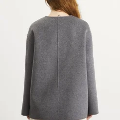 Róhe Mandarin Closure Double-Faced Jacket