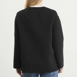 Róhe Mandarin Double-Faced Wool Jacket