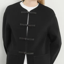 Róhe Mandarin Double-Faced Wool Jacket