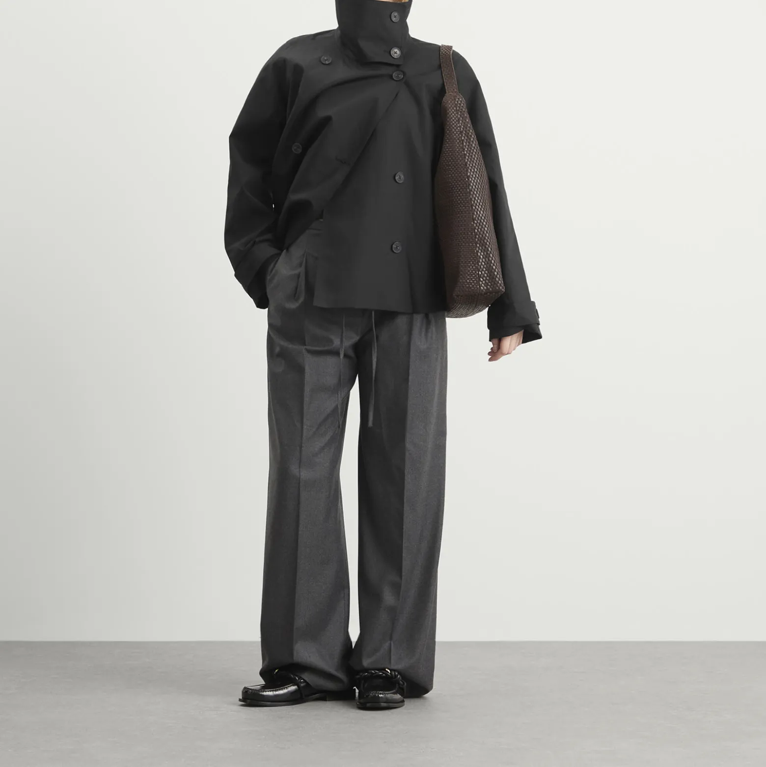 Róhe Relaxed Soft Wool Trousers