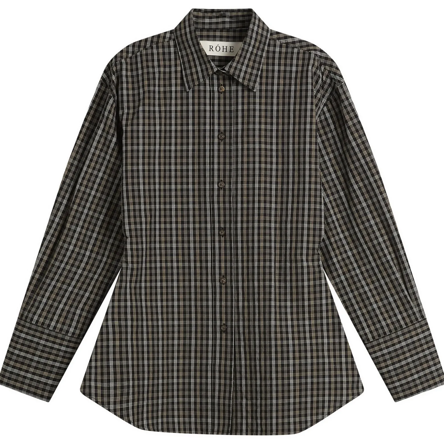 Róhe Shaped Check Shirt