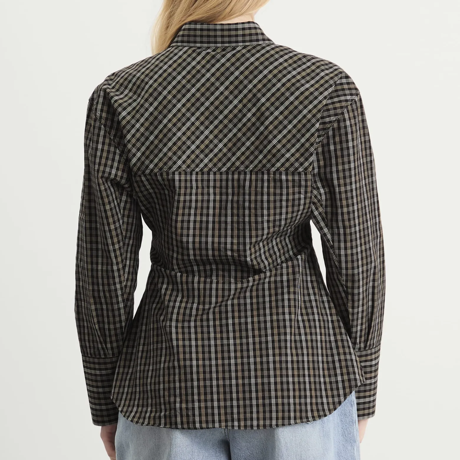 Róhe Shaped Check Shirt
