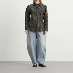 Róhe Shaped Check Shirt