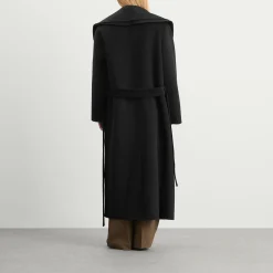 Róhe Signature Double-Faced Scarf Coat With Belt
