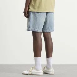 Rhude Boxy Traxedo Denim Shorts