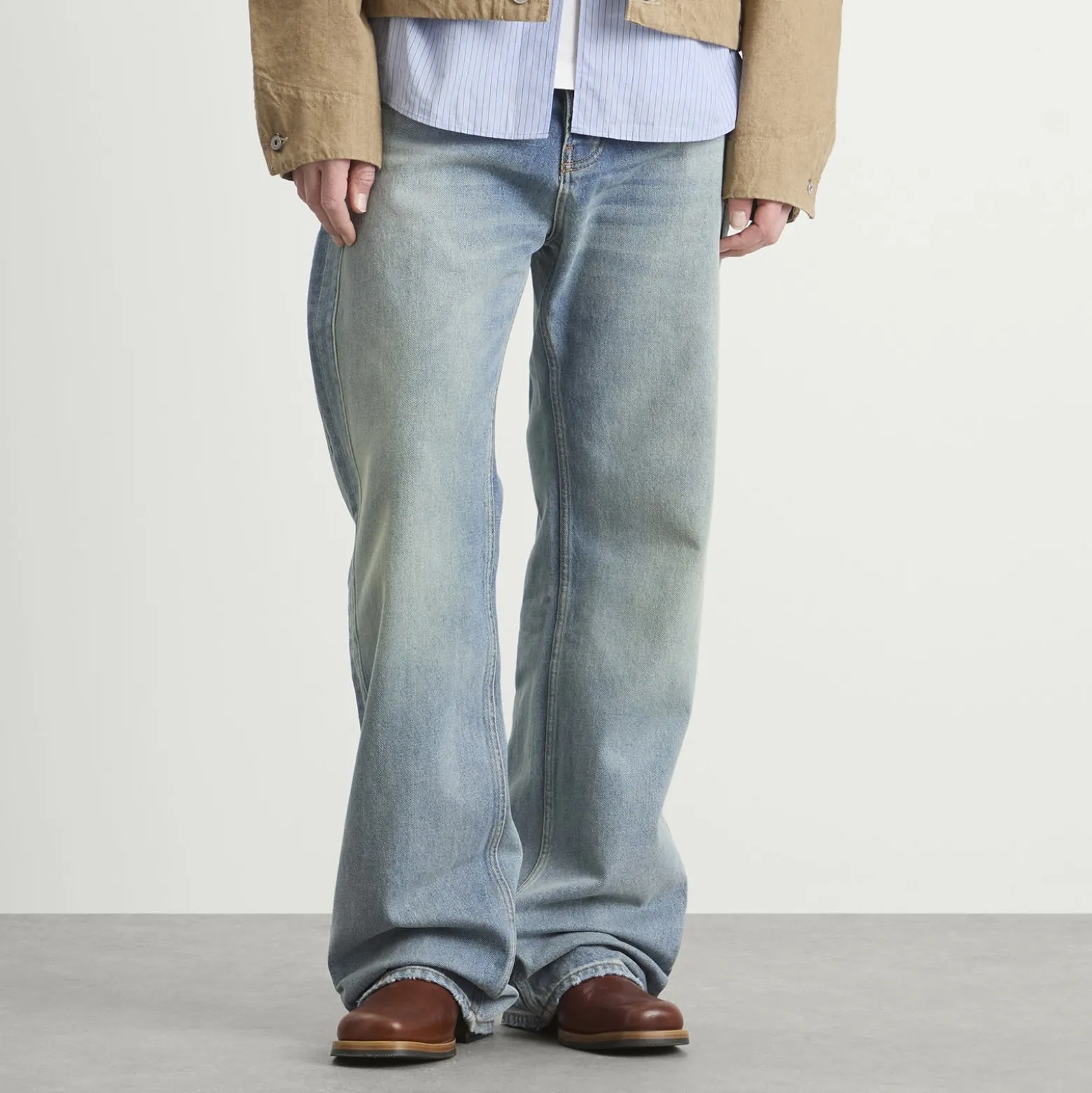 Rhude Relaxed Traxedo Denim Jeans