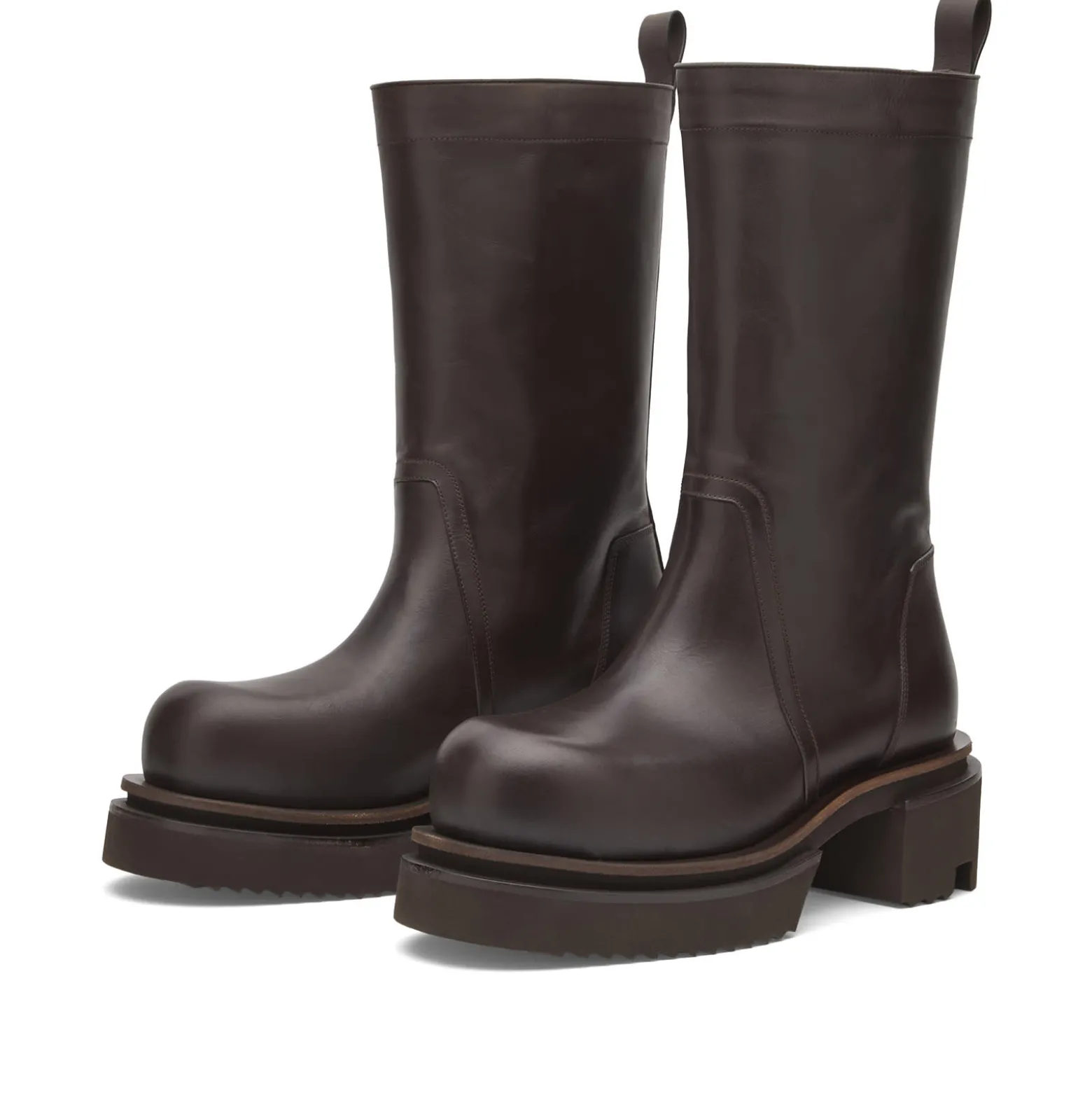 Rick Owens Bogun Calf Boots