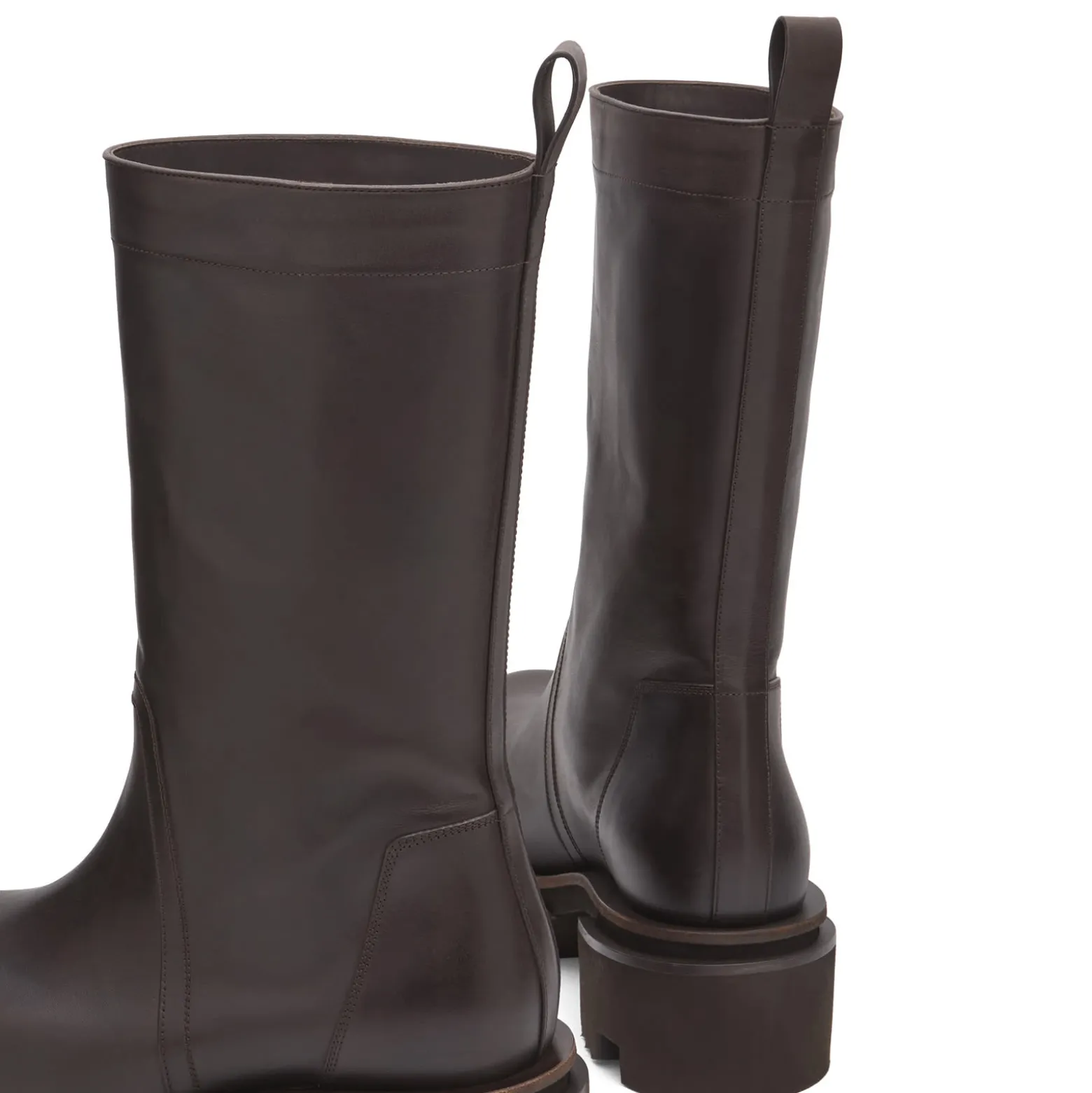 Rick Owens Bogun Calf Boots