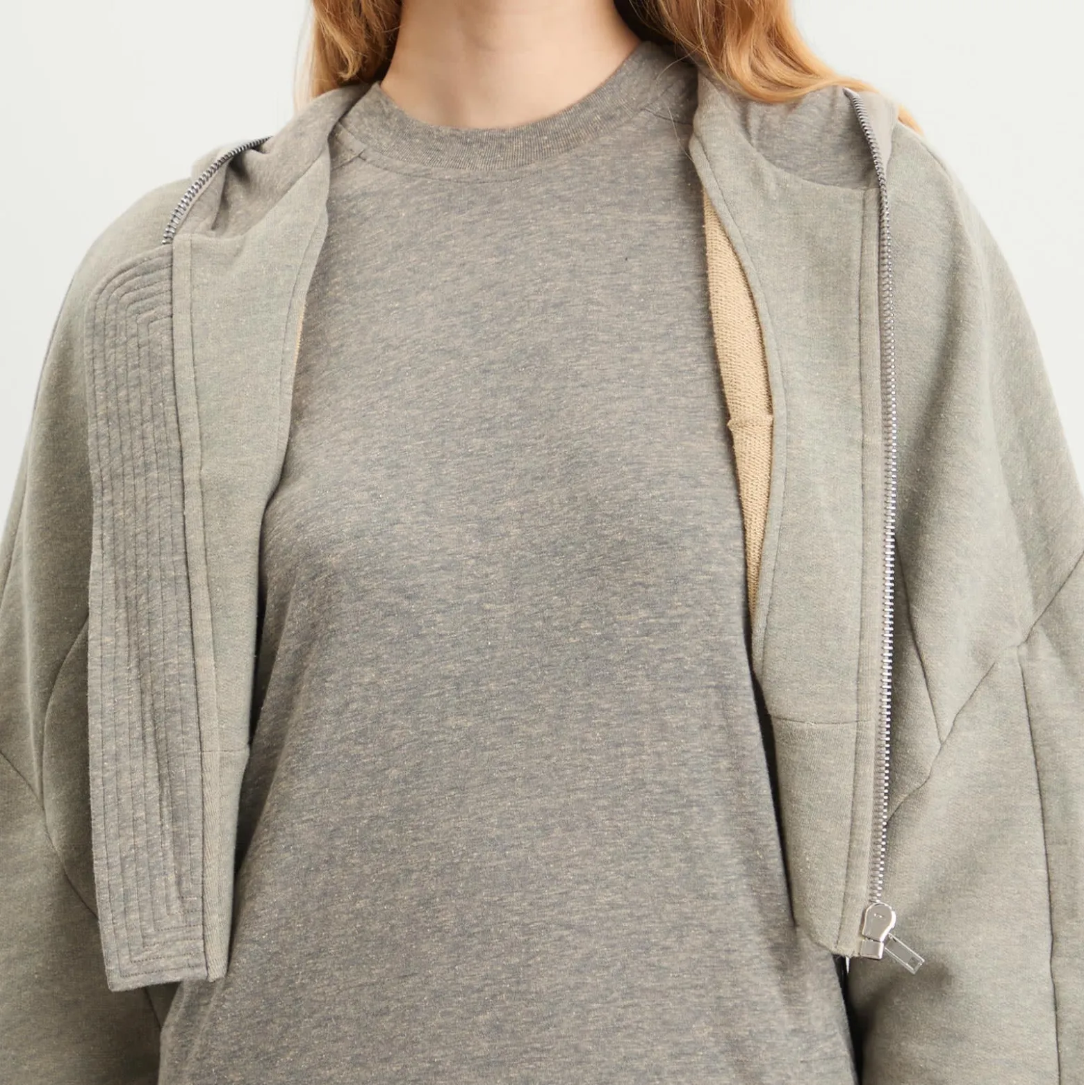 Rick Owens DRKSHDW Collage Gimp Hoodie