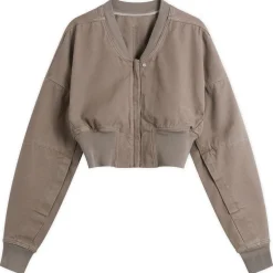 Rick Owens DRKSHDW Cropped Flight Jacket