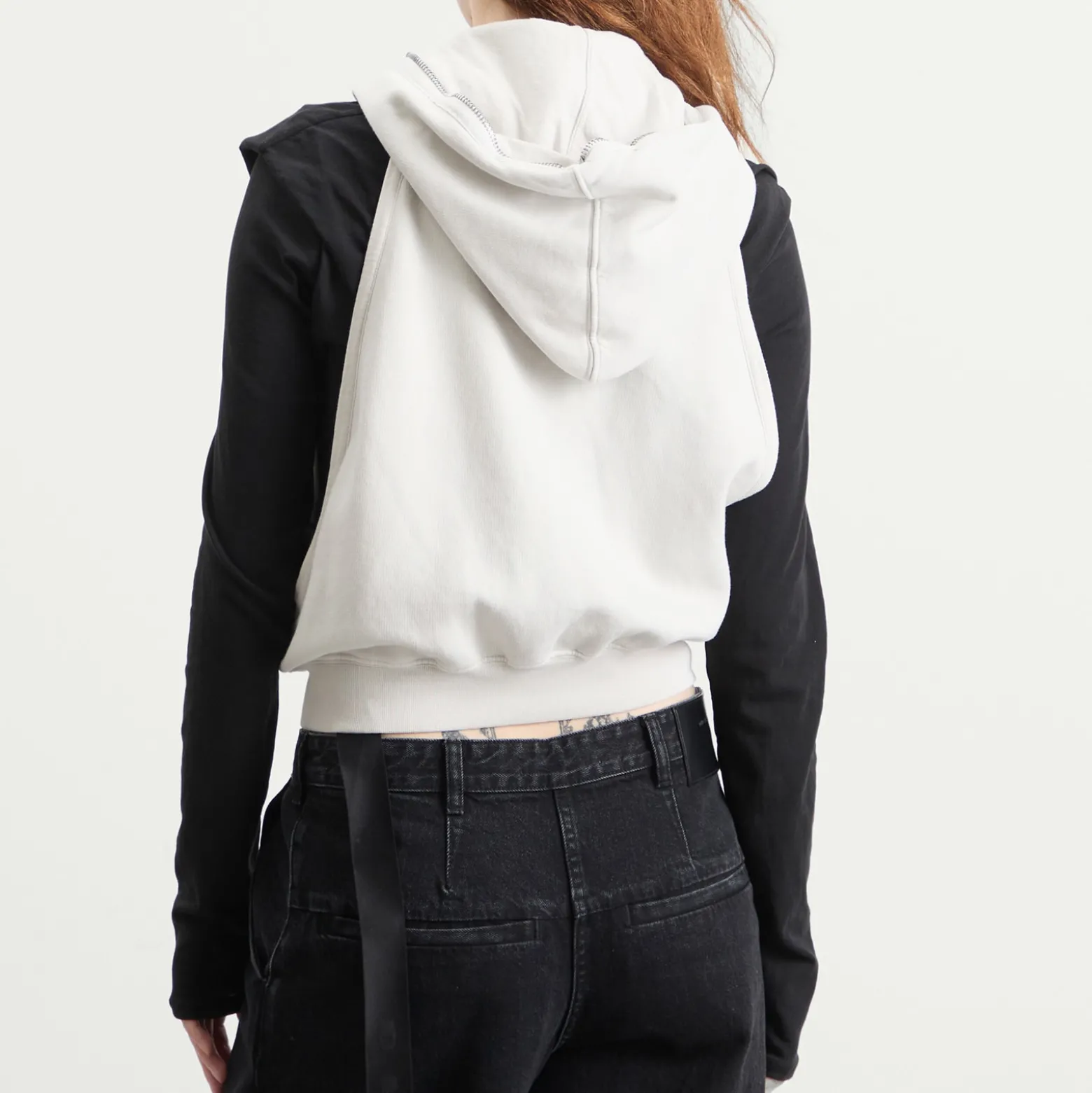 Rick Owens DRKSHDW Cyclops Gimp Sleeveless Hoodie