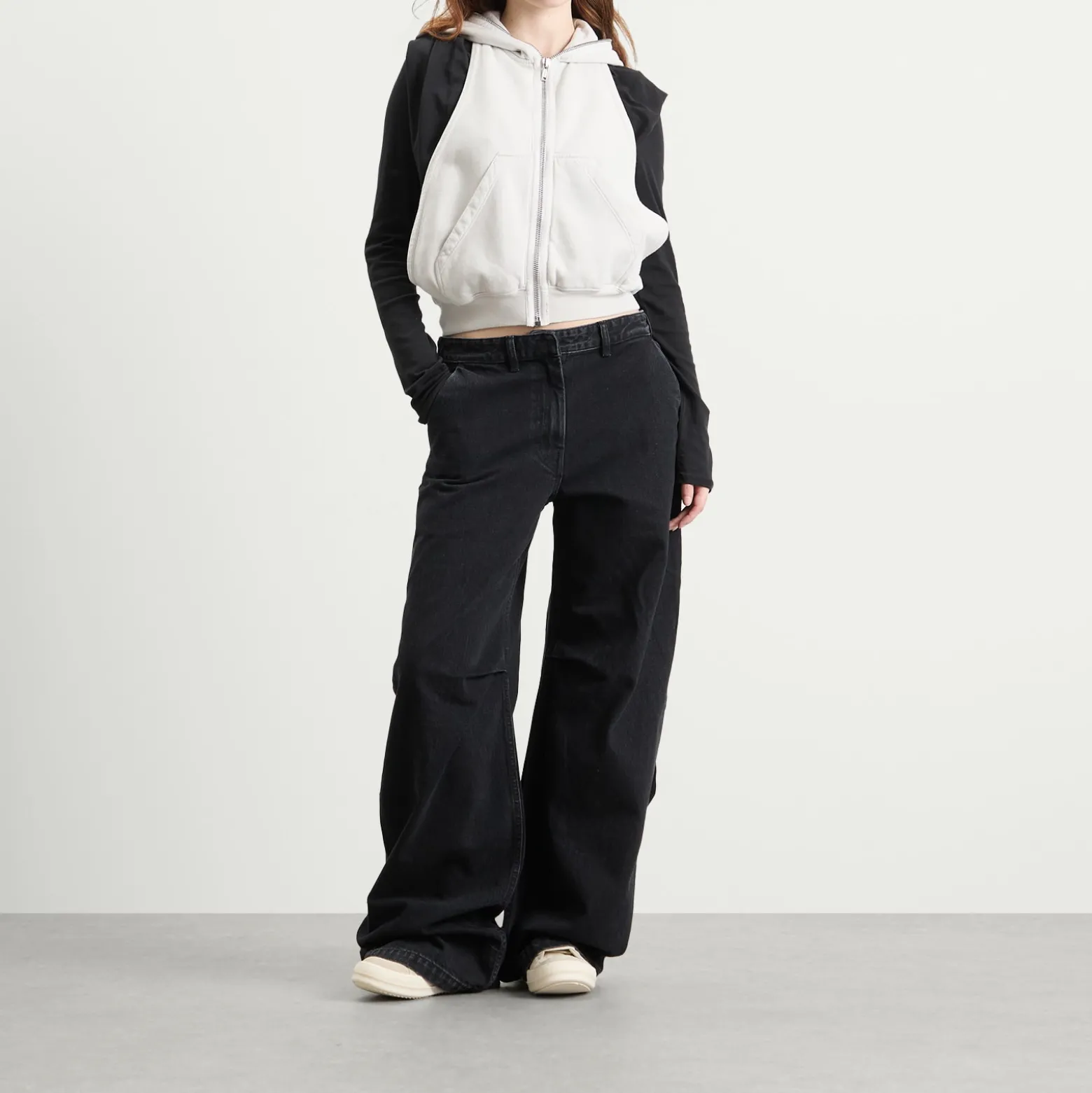 Rick Owens DRKSHDW Cyclops Gimp Sleeveless Hoodie