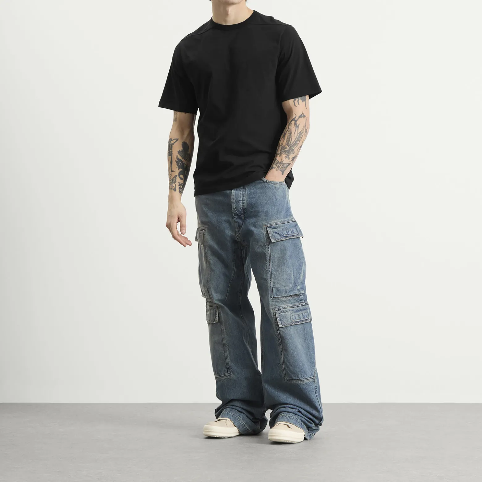 Rick Owens DRKSHDW Double Cargo Jeans