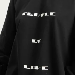 Rick Owens DRKSHDW Temple Of Love Hun Crewneck Sweater