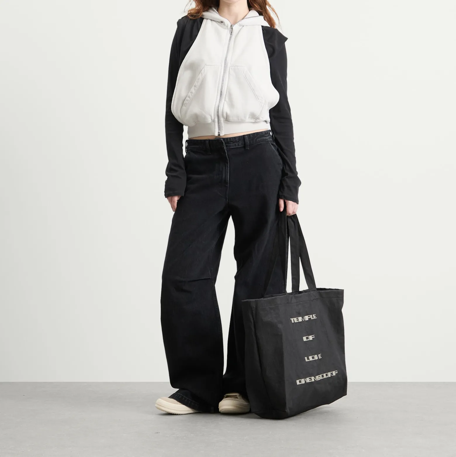 Rick Owens DRKSHDW Temple of Love Tote Bag