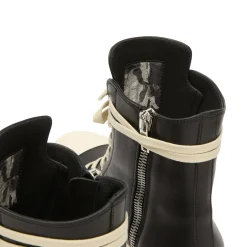 Rick Owens High Top Lace Up Sneakers