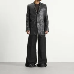 Rick Owens Leather Blazer