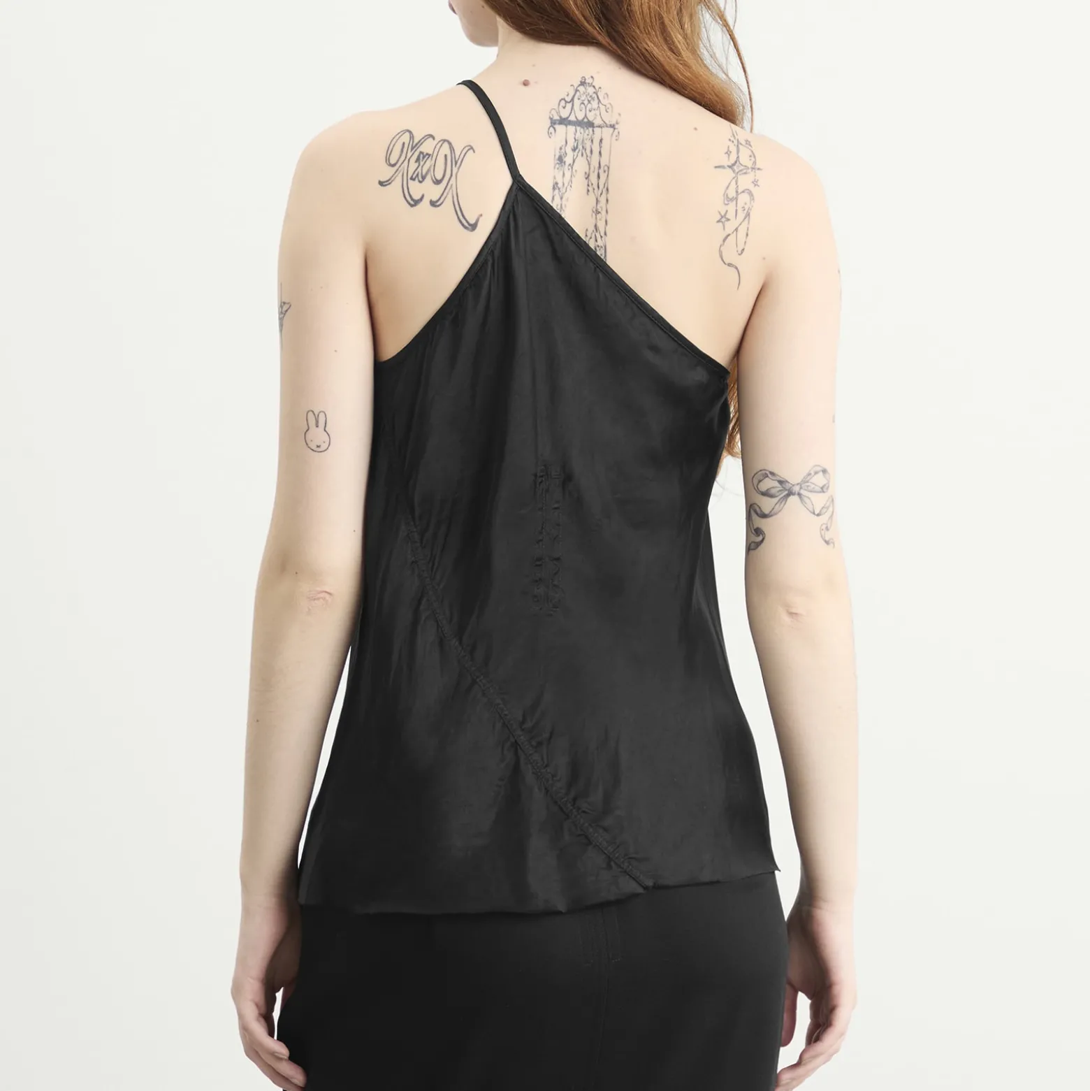 Rick Owens One Shoulder Slip Top